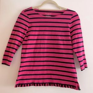 Talbots Quarter Length Sleeve Top